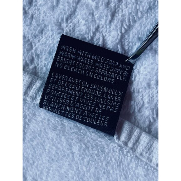 Ralph Lauren White Cotton Bath Towel Set 30" x 54" Textured Vase pattern - Picture 8 of 8